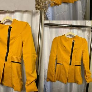 Bright Yellow Blazer